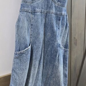 Denim Dress with Pockets